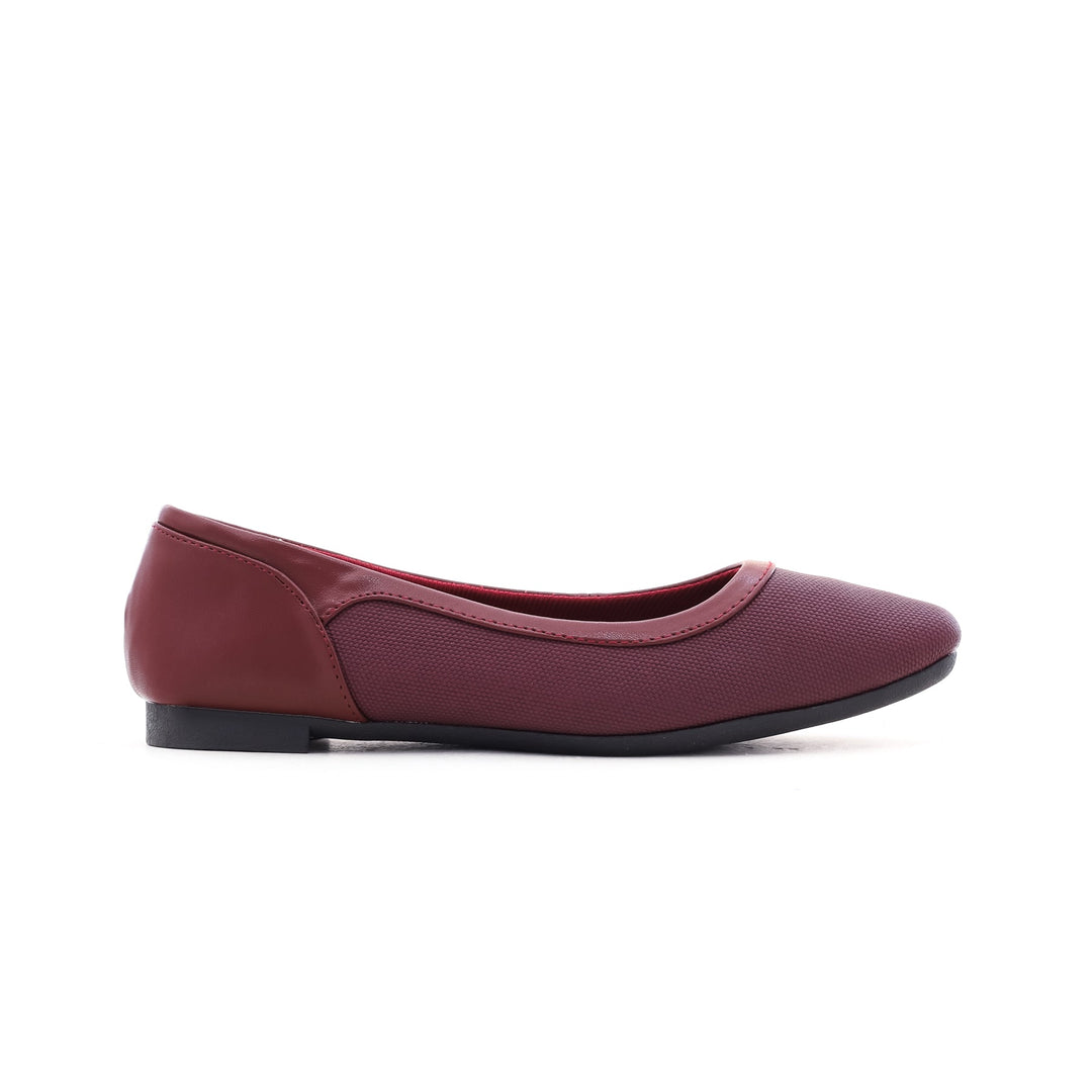 Maroon Winter Pumps WN0697