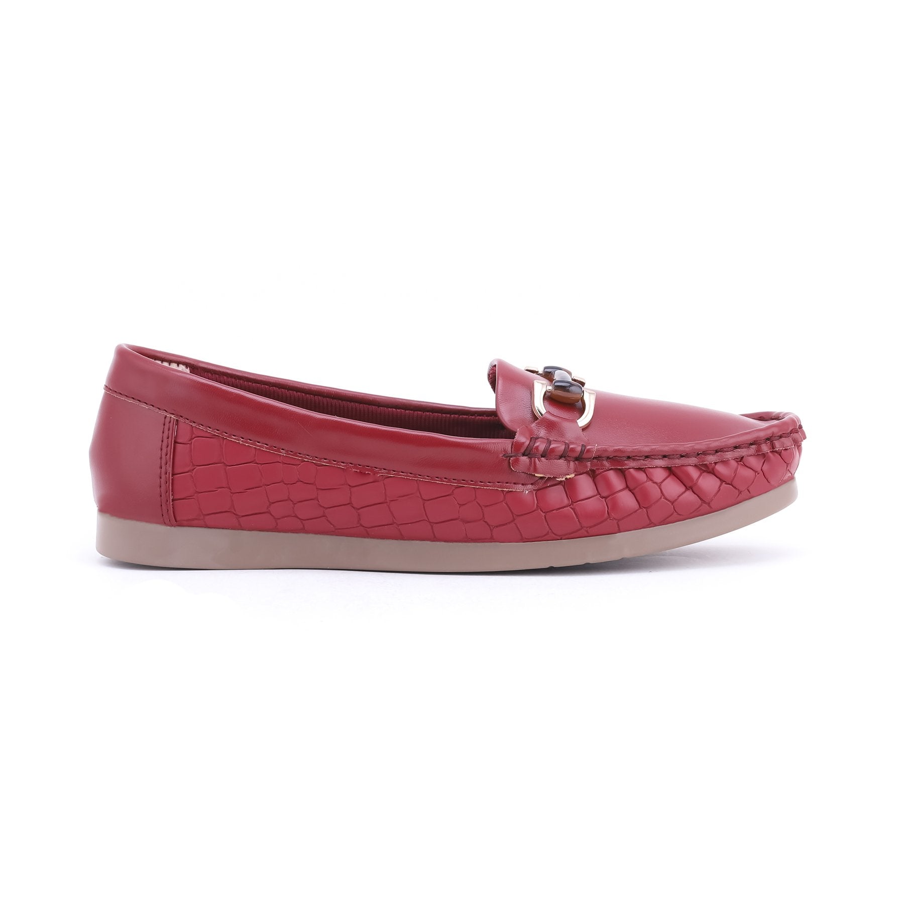 Maroon Color Moccasin WN4107