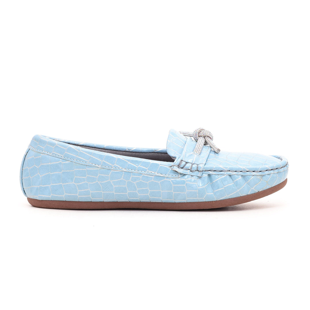 Sky Blue Winter Moccasin WN4272 | Stylo