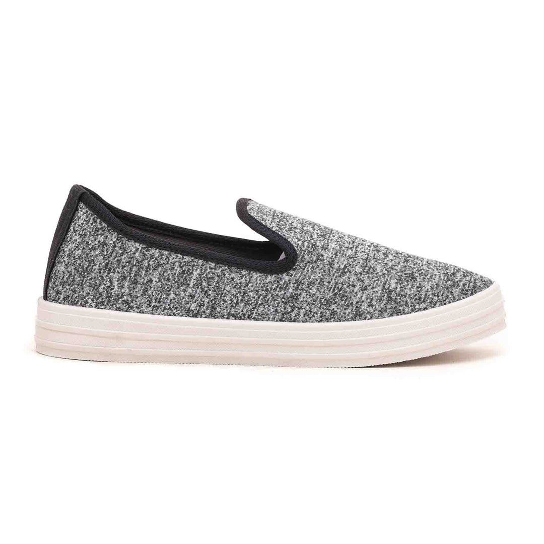 Grey Casual Slip Ons WN6140