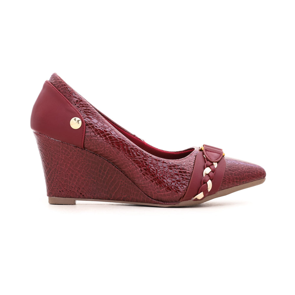 Maroon Winter Court Shoes WN7252