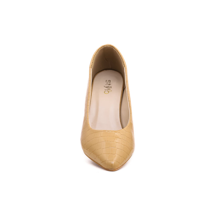 Beige Court Shoes WN7296