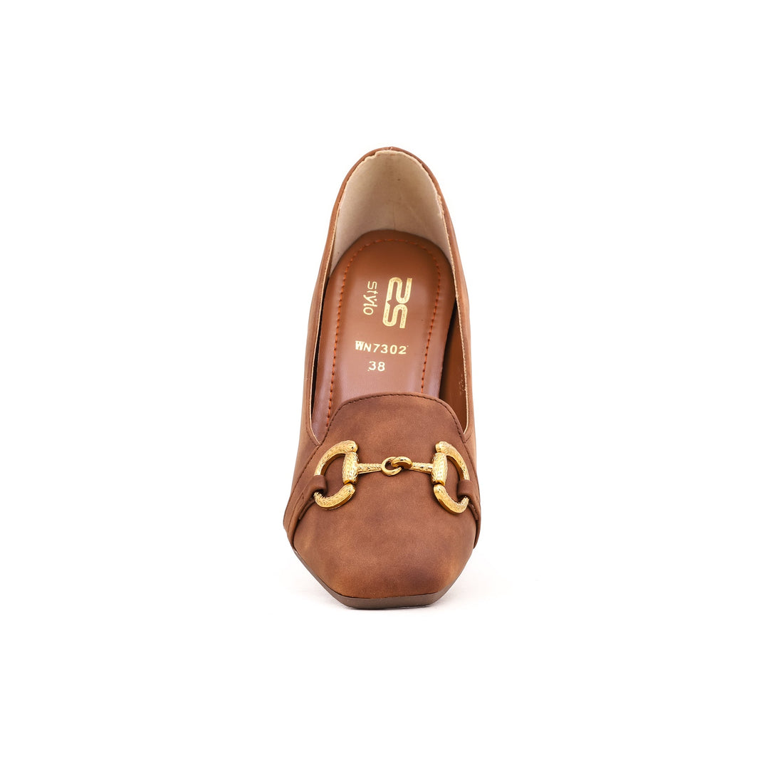 Brown Court Shoes WN7302