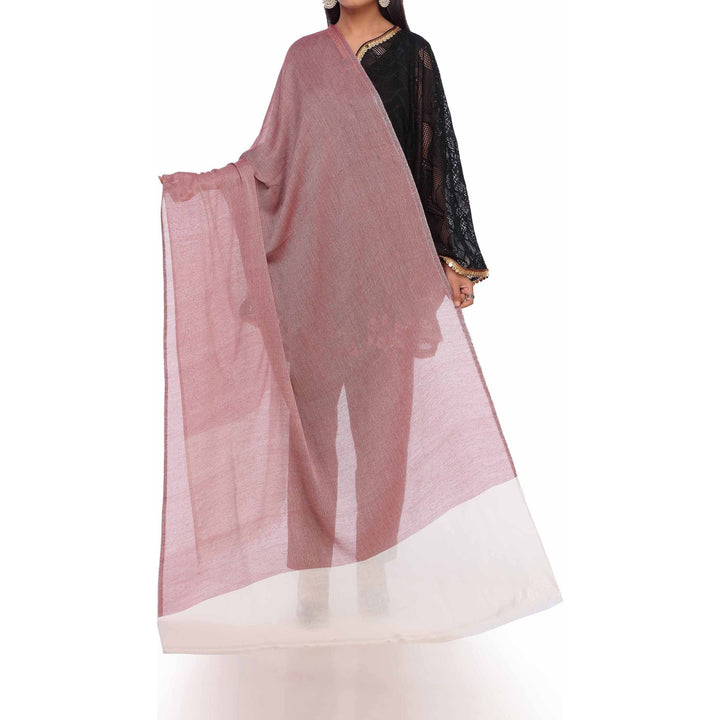 Pink Two Tone Shawl PW2709